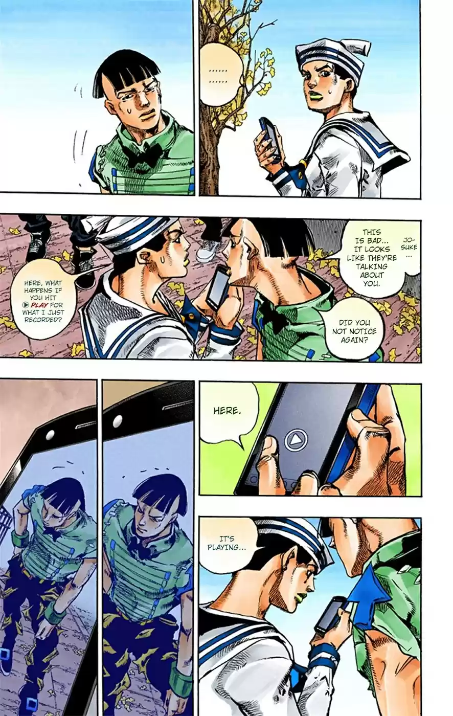 JoJo's Bizarre Adventure Part 8 JoJolion [Official Colored] Vol. 5 Ch. 19 Shakedown Road Part 2