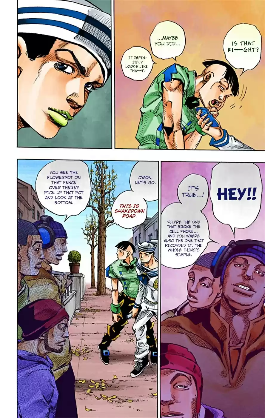 JoJo's Bizarre Adventure Part 8 JoJolion [Official Colored] Vol. 5 Ch. 19 Shakedown Road Part 2