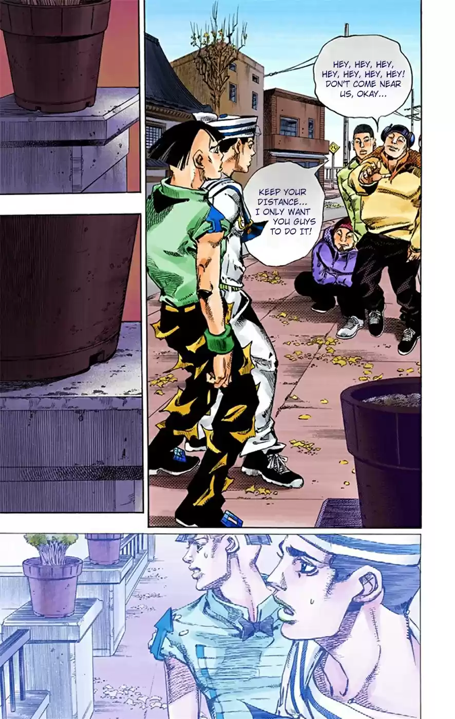 JoJo's Bizarre Adventure Part 8 JoJolion [Official Colored] Vol. 5 Ch. 19 Shakedown Road Part 2