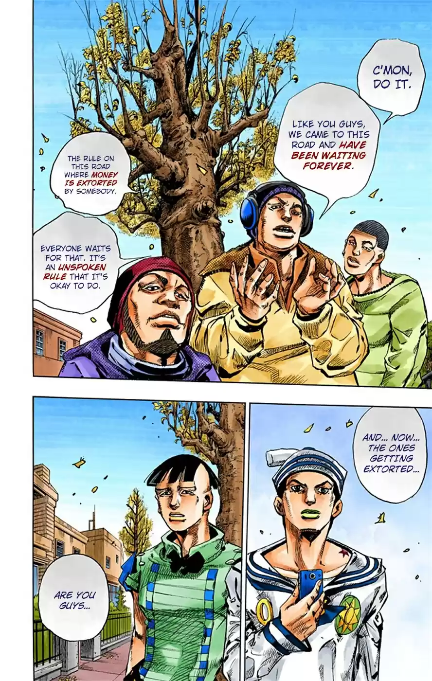 JoJo's Bizarre Adventure Part 8 JoJolion [Official Colored] Vol. 5 Ch. 19 Shakedown Road Part 2