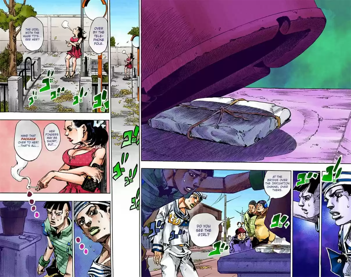 JoJo's Bizarre Adventure Part 8 JoJolion [Official Colored] Vol. 5 Ch. 19 Shakedown Road Part 2