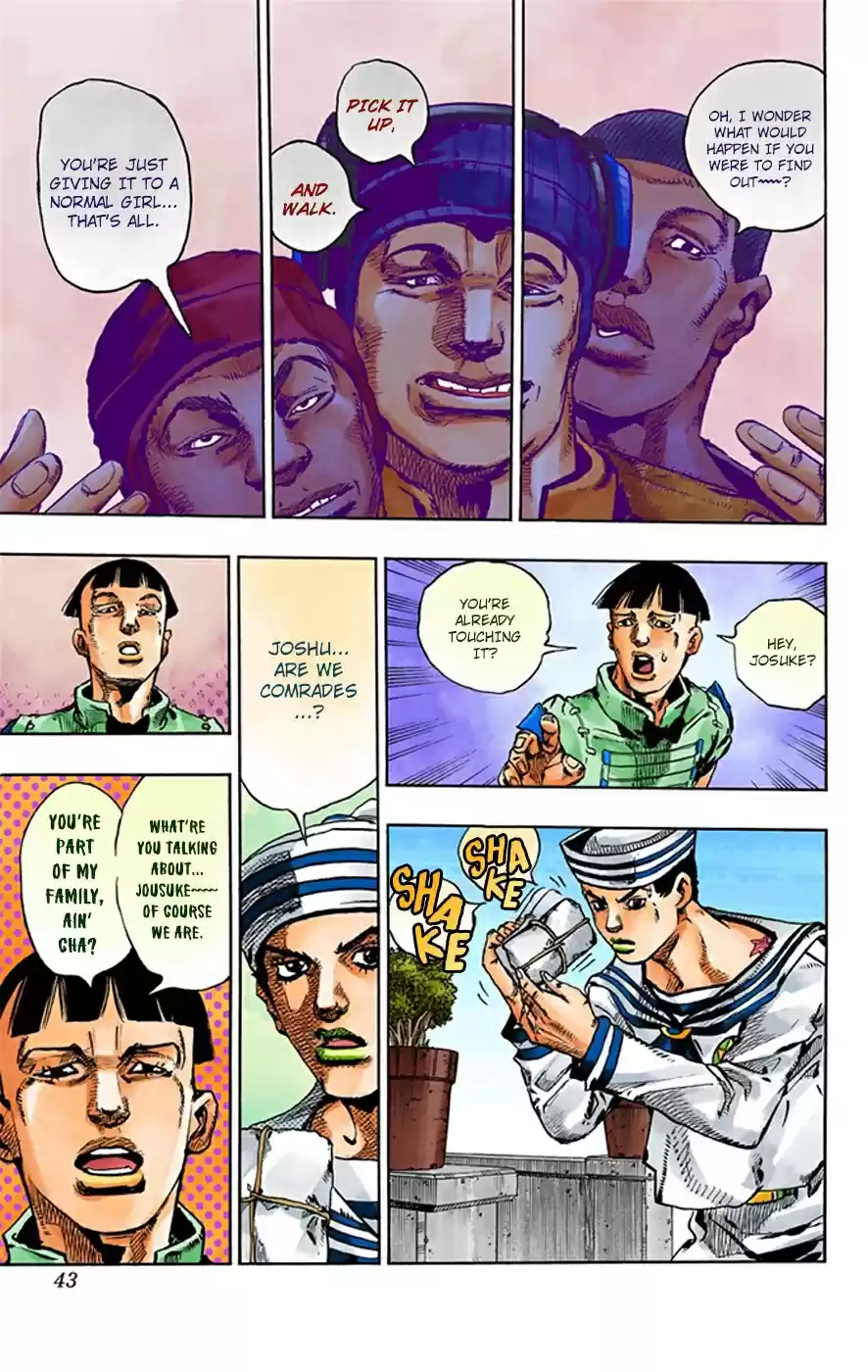 JoJo's Bizarre Adventure Part 8 JoJolion [Official Colored] Vol. 5 Ch. 19 Shakedown Road Part 2