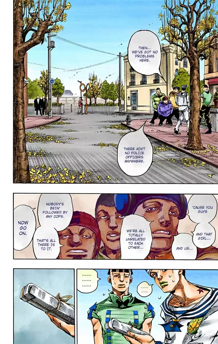 JoJo's Bizarre Adventure Part 8 JoJolion [Official Colored] Vol. 5 Ch. 20 Shakedown Road Part 3