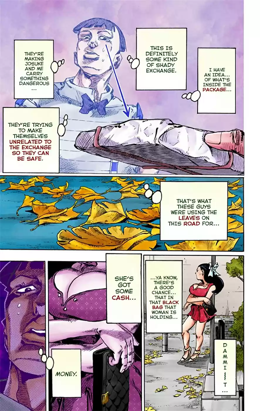 JoJo's Bizarre Adventure Part 8 JoJolion [Official Colored] Vol. 5 Ch. 20 Shakedown Road Part 3