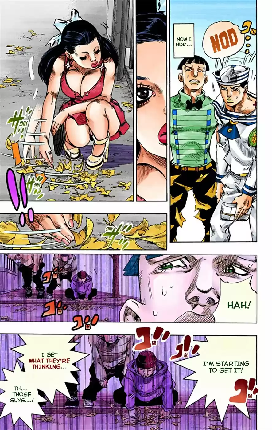 JoJo's Bizarre Adventure Part 8 JoJolion [Official Colored] Vol. 5 Ch. 20 Shakedown Road Part 3