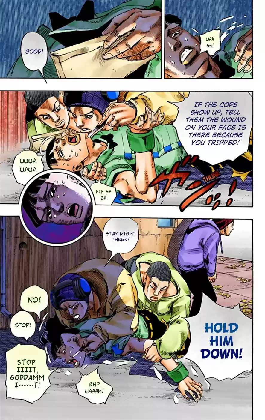 JoJo's Bizarre Adventure Part 8 JoJolion [Official Colored] Vol. 5 Ch. 20 Shakedown Road Part 3