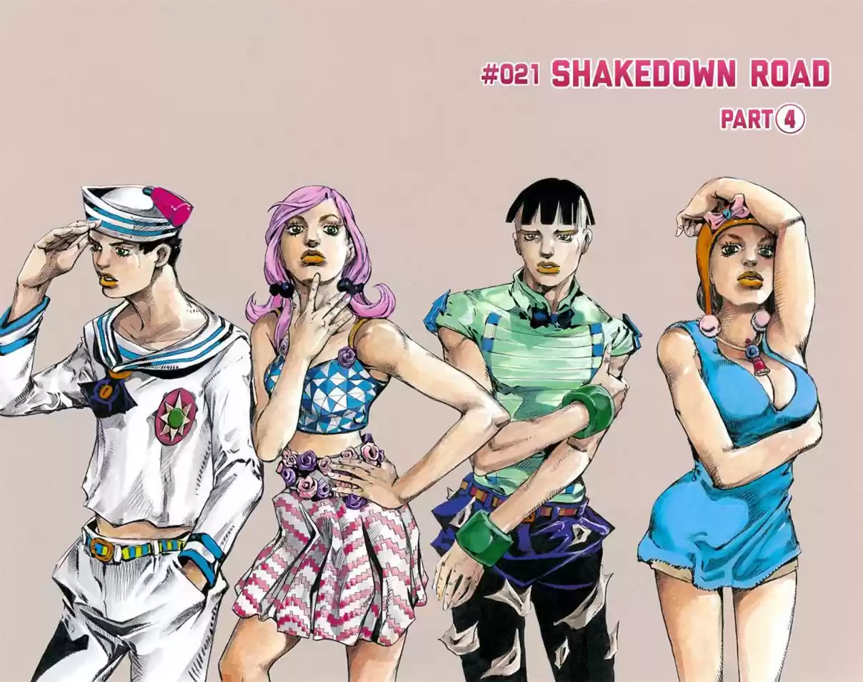 JoJo's Bizarre Adventure Part 8 JoJolion [Official Colored] Vol. 5 Ch. 21 Shakedown Road Part 4