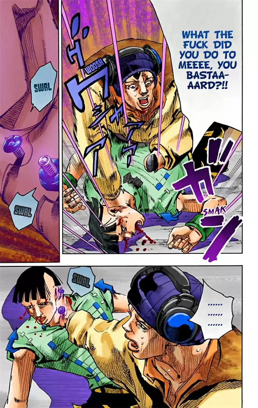 JoJo's Bizarre Adventure Part 8 JoJolion [Official Colored] Vol. 5 Ch. 21 Shakedown Road Part 4
