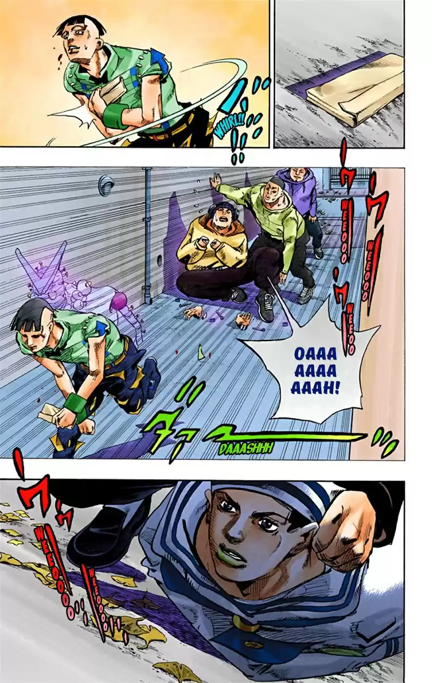 JoJo's Bizarre Adventure Part 8 JoJolion [Official Colored] Vol. 5 Ch. 21 Shakedown Road Part 4