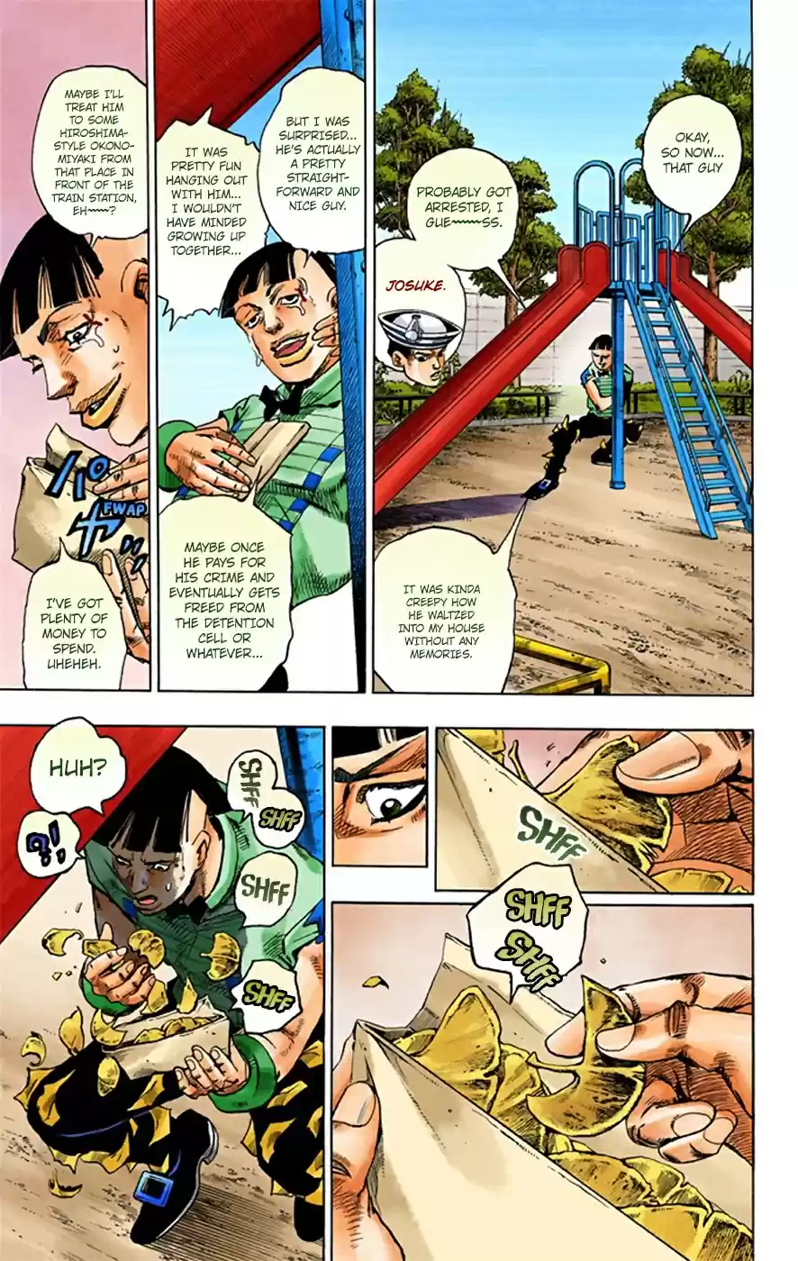 JoJo's Bizarre Adventure Part 8 JoJolion [Official Colored] Vol. 5 Ch. 21 Shakedown Road Part 4