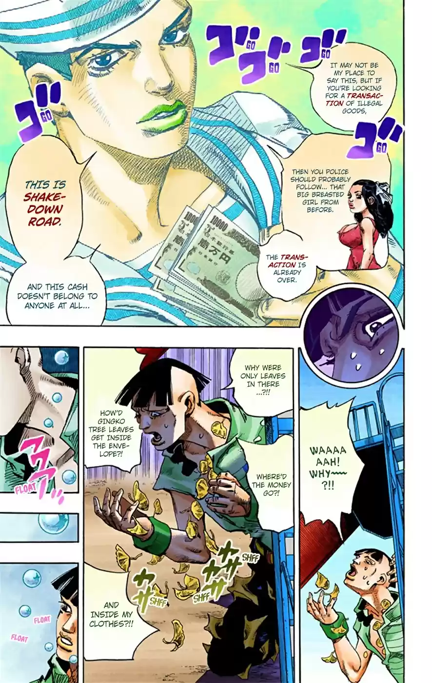 JoJo's Bizarre Adventure Part 8 JoJolion [Official Colored] Vol. 5 Ch. 21 Shakedown Road Part 4