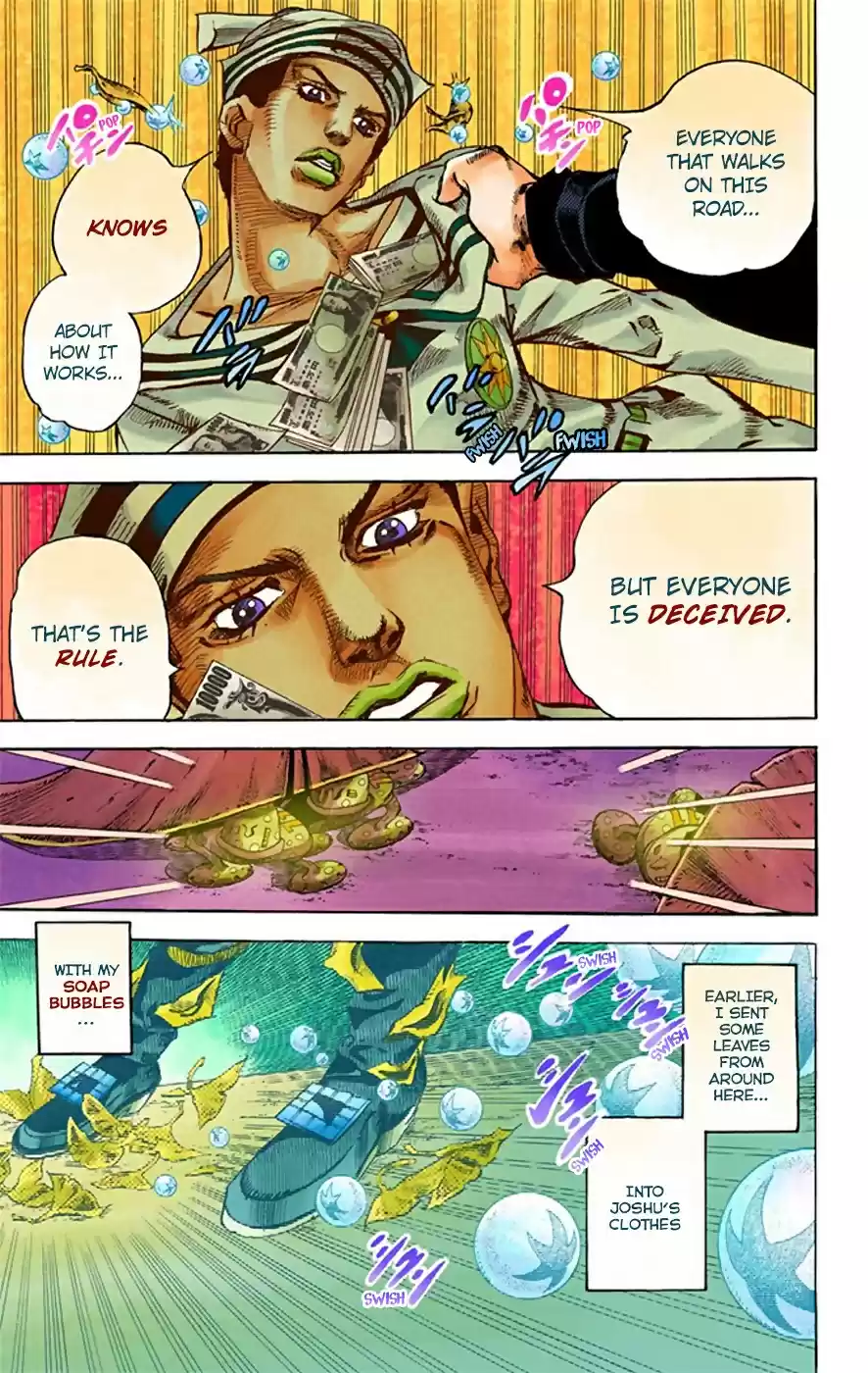 JoJo's Bizarre Adventure Part 8 JoJolion [Official Colored] Vol. 5 Ch. 21 Shakedown Road Part 4