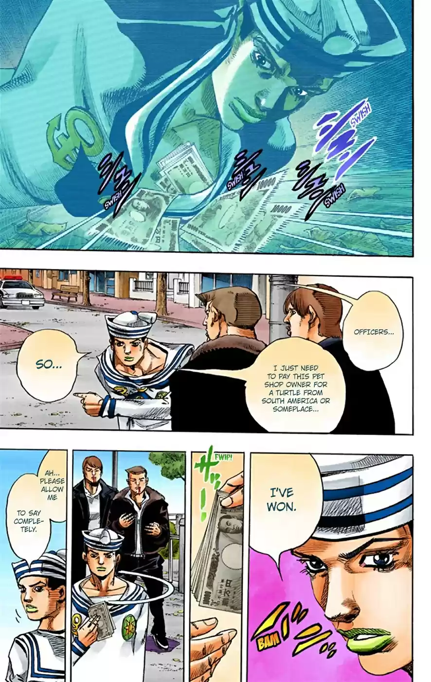 JoJo's Bizarre Adventure Part 8 JoJolion [Official Colored] Vol. 5 Ch. 21 Shakedown Road Part 4