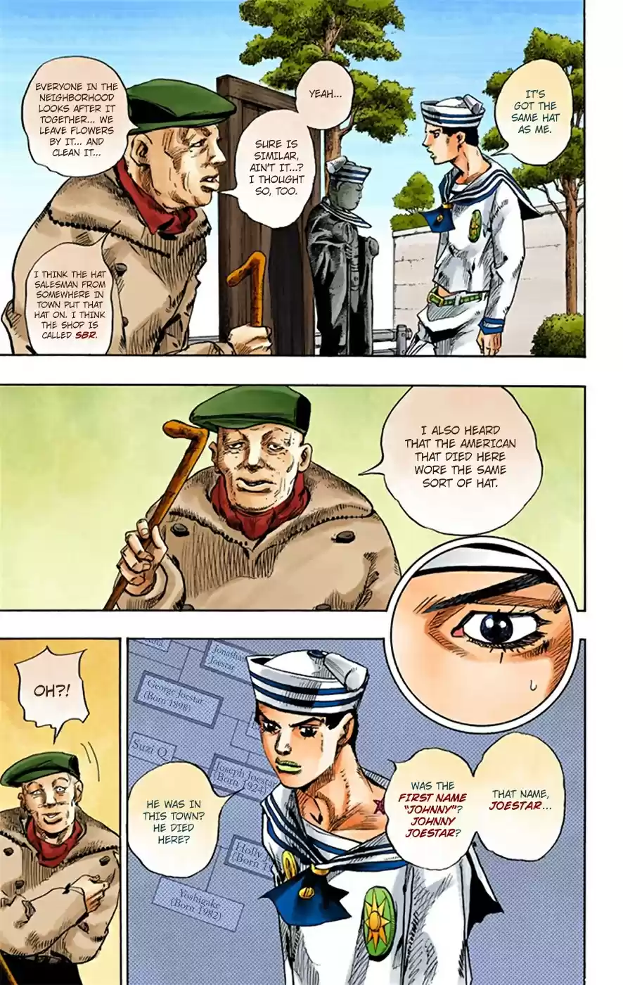 JoJo's Bizarre Adventure Part 8 JoJolion [Official Colored] Vol. 5 Ch. 21 Shakedown Road Part 4