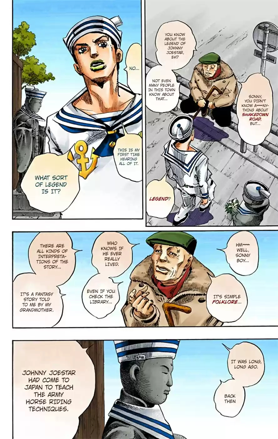 JoJo's Bizarre Adventure Part 8 JoJolion [Official Colored] Vol. 5 Ch. 21 Shakedown Road Part 4