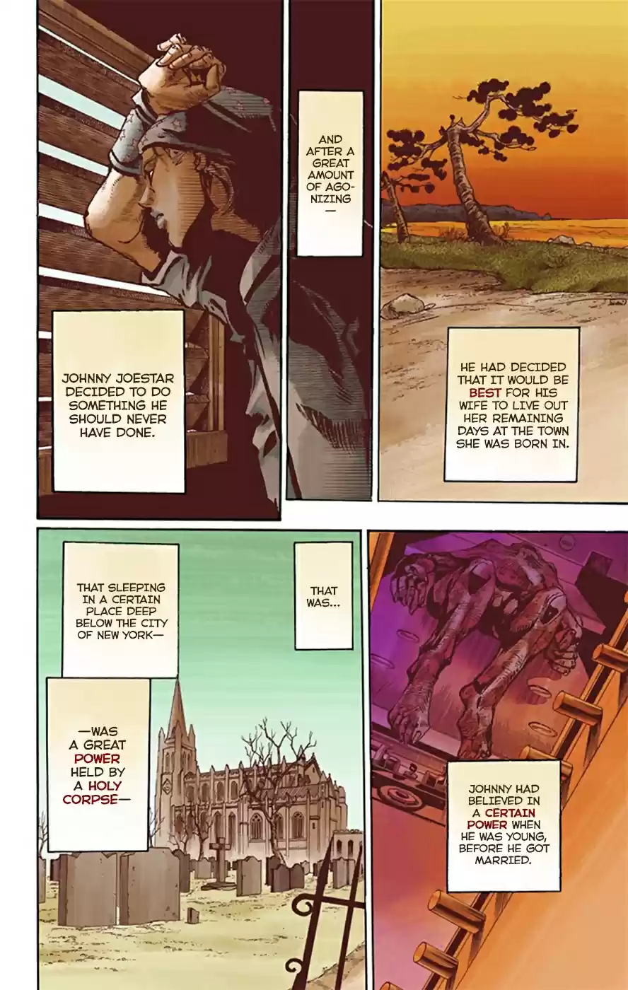 JoJo's Bizarre Adventure Part 8 JoJolion [Official Colored] Vol. 5 Ch. 21 Shakedown Road Part 4
