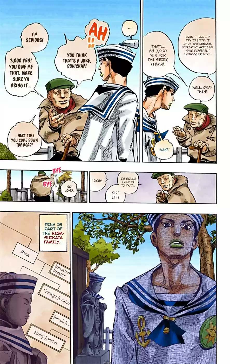 JoJo's Bizarre Adventure Part 8 JoJolion (Official Colored) Vol. 5 Ch. 22 Morioh, Year 1901