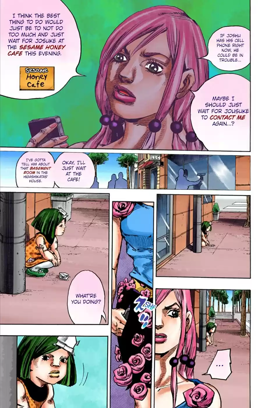 JoJo's Bizarre Adventure Part 8 JoJolion [Official Colored] Vol. 6 Ch. 24 Paper Moon Deception Part 2