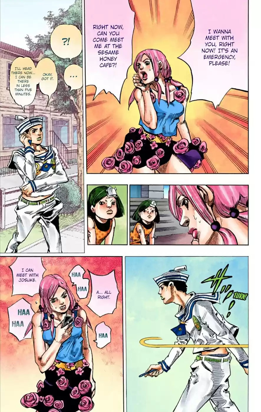 JoJo's Bizarre Adventure Part 8 JoJolion [Official Colored] Vol. 6 Ch. 24 Paper Moon Deception Part 2