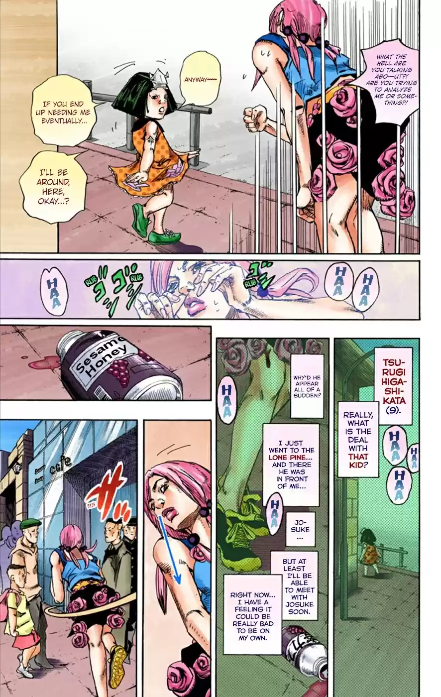 JoJo's Bizarre Adventure Part 8 JoJolion [Official Colored] Vol. 6 Ch. 25 Paper Moon Deception Part 3