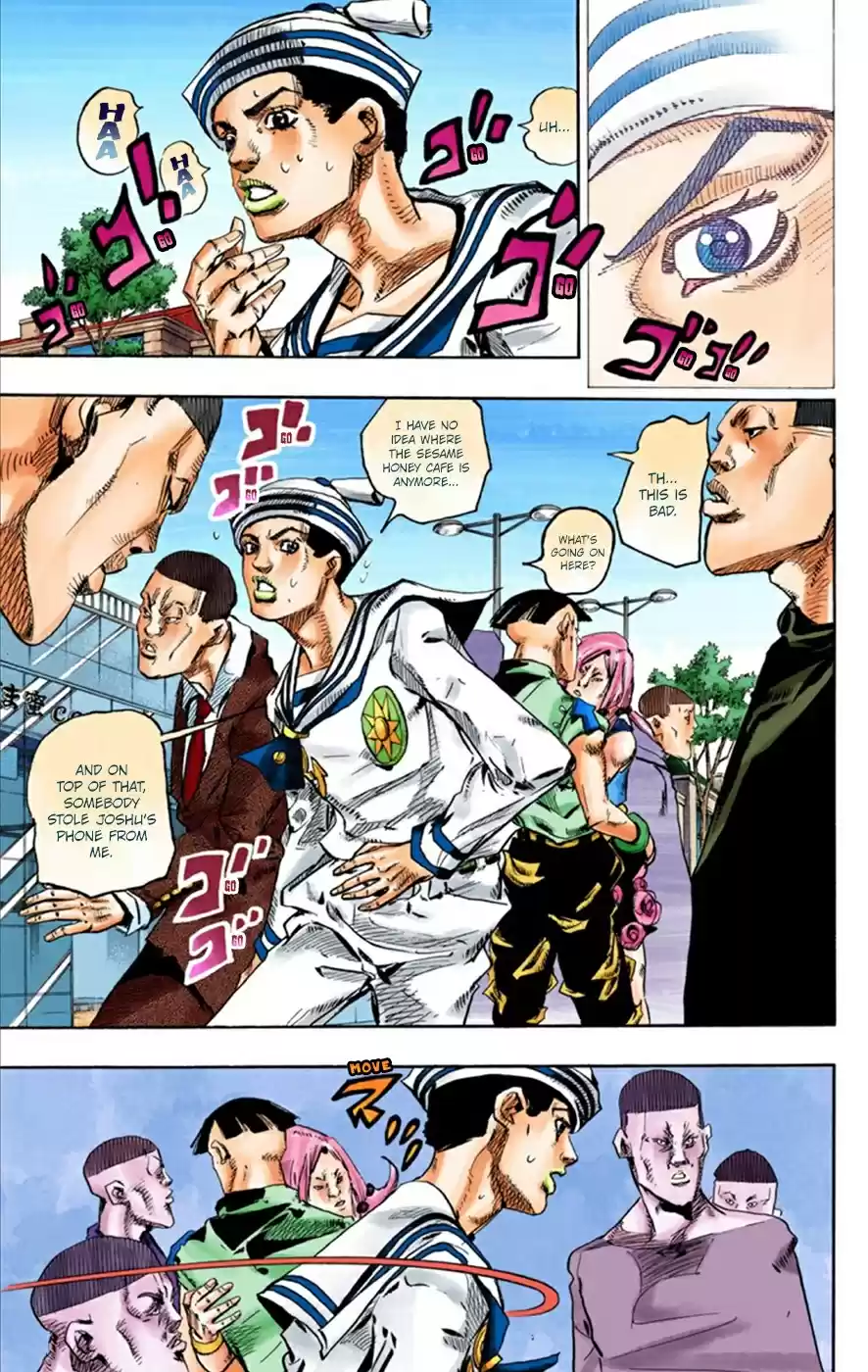 JoJo's Bizarre Adventure Part 8 JoJolion [Official Colored] Vol. 6 Ch. 25 Paper Moon Deception Part 3