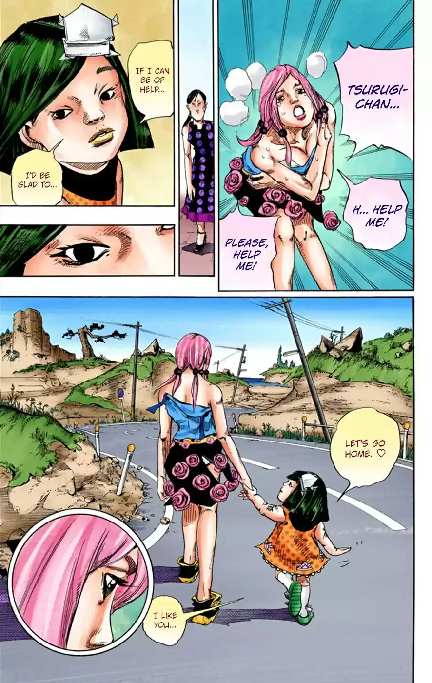 JoJo's Bizarre Adventure Part 8 JoJolion [Official Colored] Vol. 6 Ch. 25 Paper Moon Deception Part 3