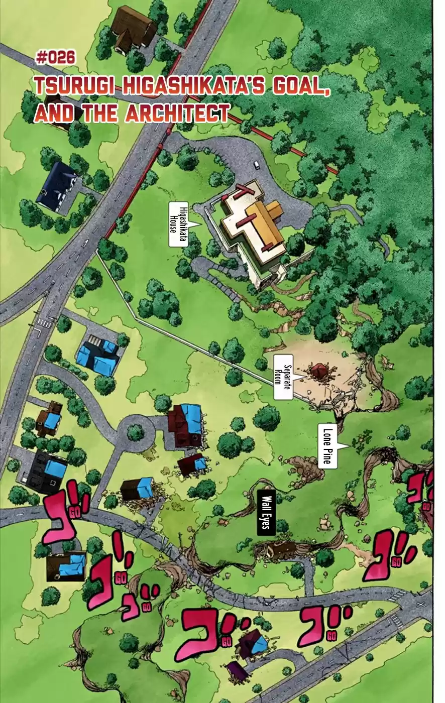 JoJo's Bizarre Adventure Part 8 JoJolion [Official Colored] Vol. 6 Ch. 26 Tsurugi Higashikata's Goal, and the Architect