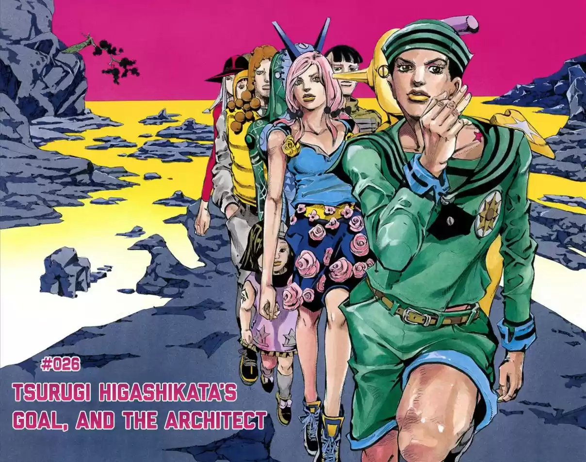 JoJo's Bizarre Adventure Part 8 JoJolion [Official Colored] Vol. 6 Ch. 26 Tsurugi Higashikata's Goal, and the Architect