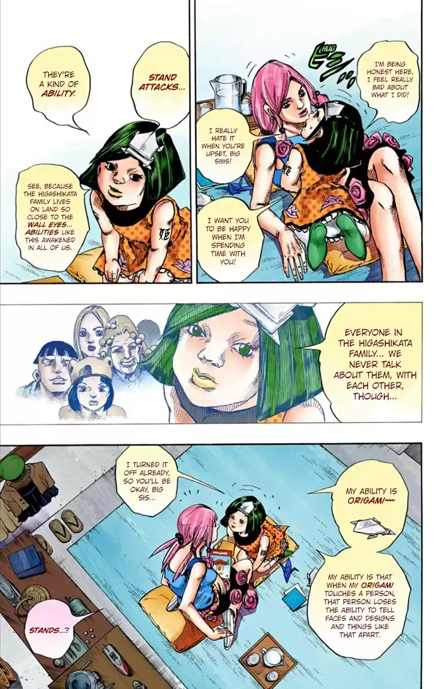 JoJo's Bizarre Adventure Part 8 JoJolion [Official Colored] Vol. 6 Ch. 26 Tsurugi Higashikata's Goal, and the Architect