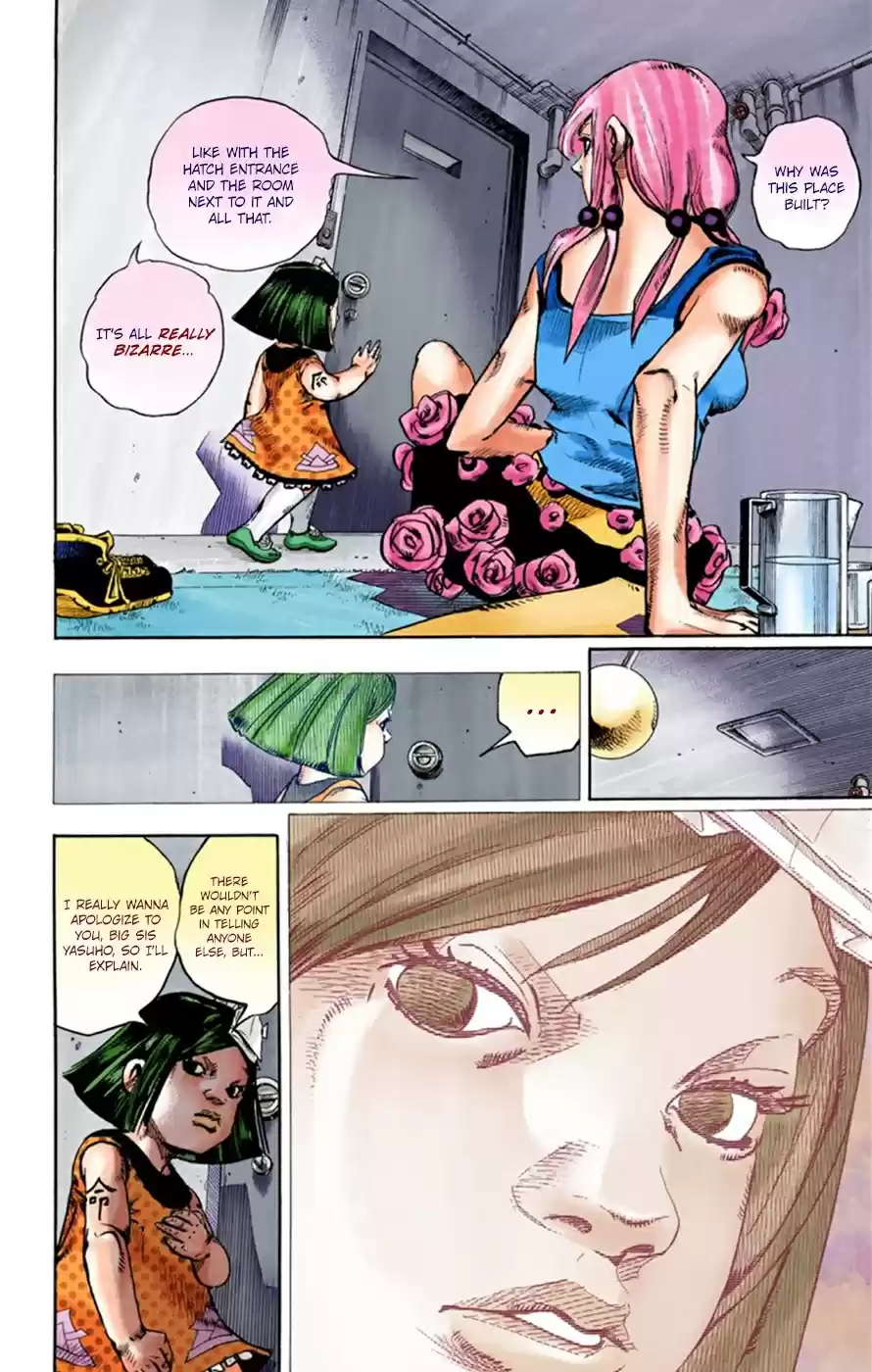 JoJo's Bizarre Adventure Part 8 JoJolion [Official Colored] Vol. 6 Ch. 26 Tsurugi Higashikata's Goal, and the Architect