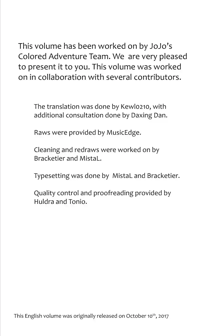 JoJo's Bizarre Adventure Part 8 JoJolion [Official Colored] Vol. 6 Ch. 26 Tsurugi Higashikata's Goal, and the Architect