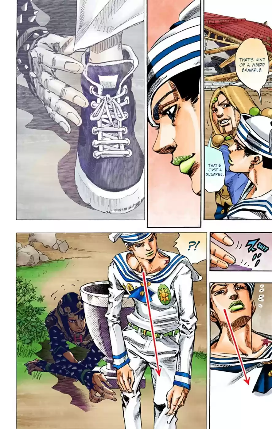 JoJo's Bizarre Adventure Part 8 JoJolion [Official Colored] Vol. 7 Ch. 27 Norisuke Higashikata, Tsurugi Higashikata, and Yotsuyu Yayagiyama Part 1