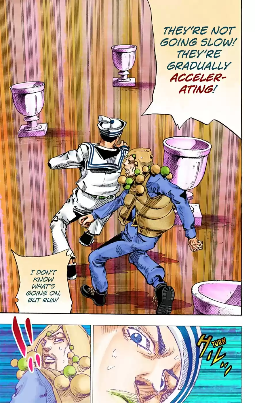 JoJo's Bizarre Adventure Part 8 JoJolion [Official Colored] Vol. 7 Ch. 27 Norisuke Higashikata, Tsurugi Higashikata, and Yotsuyu Yayagiyama Part 1
