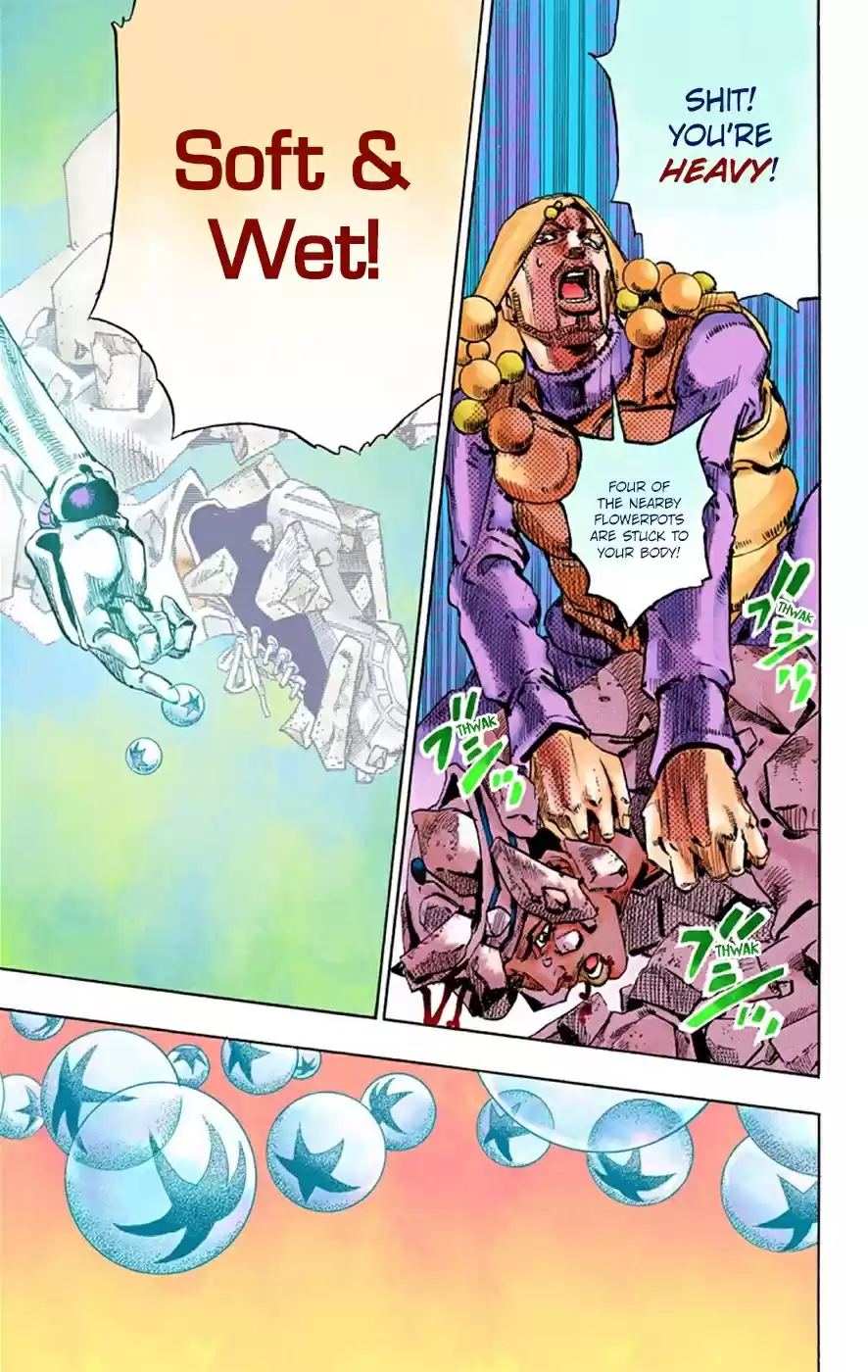 JoJo's Bizarre Adventure Part 8 JoJolion [Official Colored] Vol. 7 Ch. 28 Norisuke Higashikata, Tsurugi Higashikata, and Yotsuyu Yayagiyama Part 2