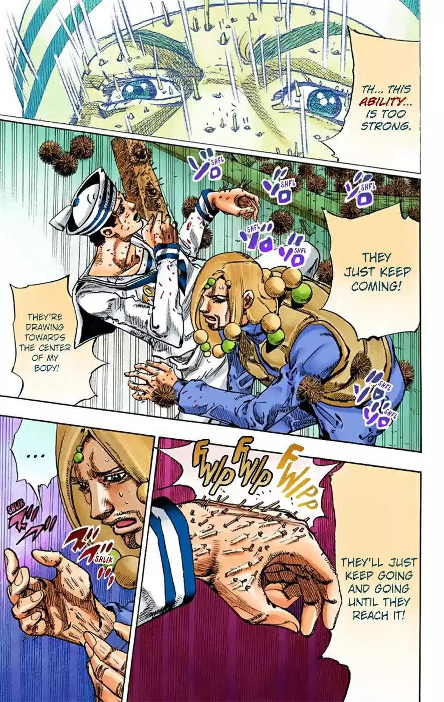 JoJo's Bizarre Adventure Part 8 JoJolion [Official Colored] Vol. 7 Ch. 29 Norisuke Higashikata, Tsurugi Higashikata, and Yotsuyu Yayagiyama Part 3