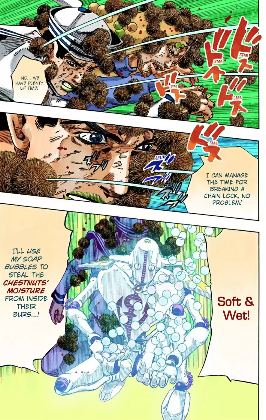 JoJo's Bizarre Adventure Part 8 JoJolion [Official Colored] Vol. 7 Ch. 29 Norisuke Higashikata, Tsurugi Higashikata, and Yotsuyu Yayagiyama Part 3