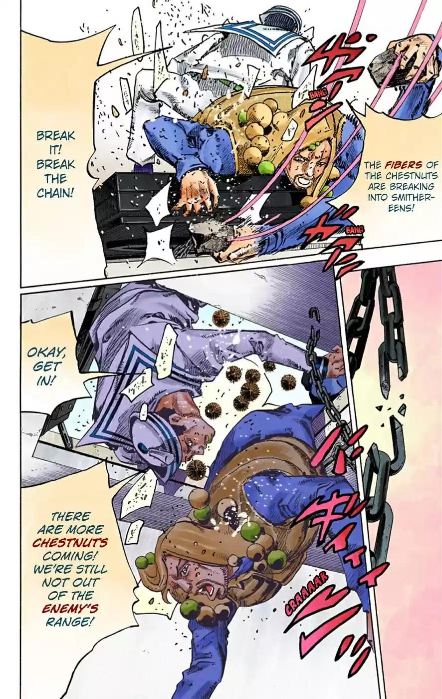 JoJo's Bizarre Adventure Part 8 JoJolion [Official Colored] Vol. 7 Ch. 29 Norisuke Higashikata, Tsurugi Higashikata, and Yotsuyu Yayagiyama Part 3