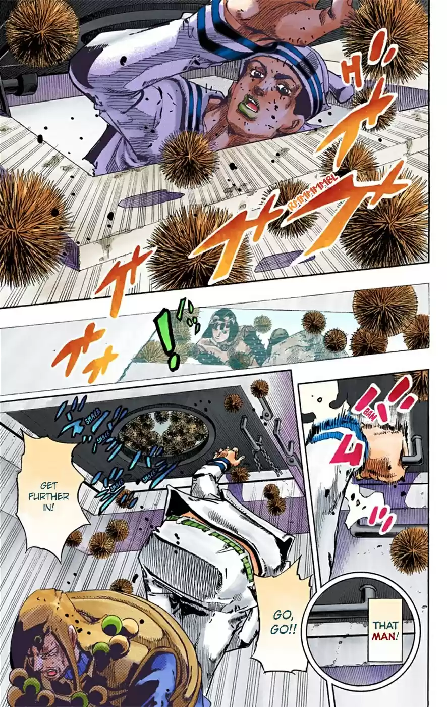 JoJo's Bizarre Adventure Part 8 JoJolion [Official Colored] Vol. 7 Ch. 29 Norisuke Higashikata, Tsurugi Higashikata, and Yotsuyu Yayagiyama Part 3