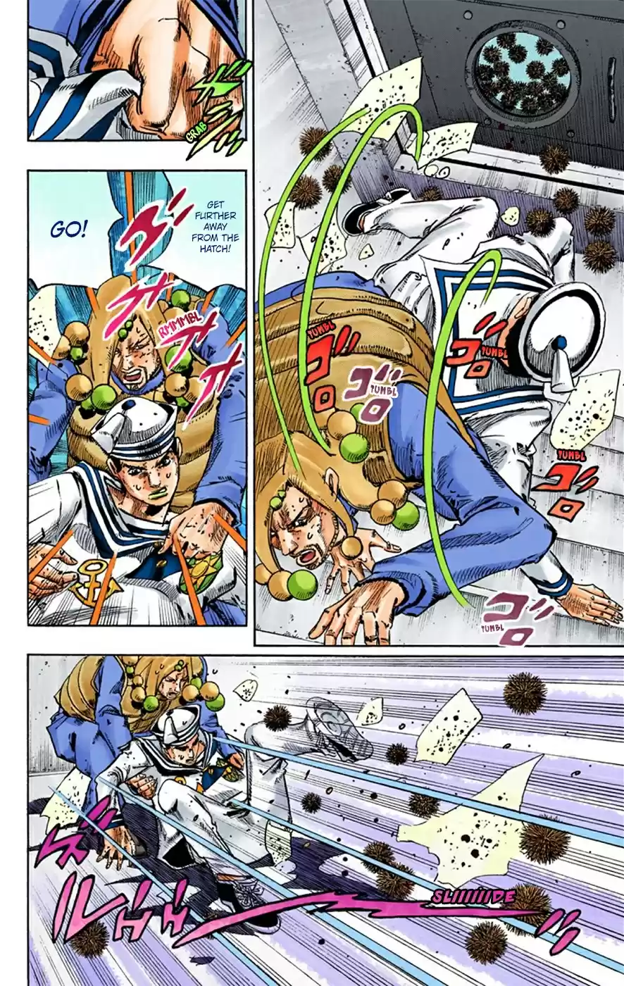 JoJo's Bizarre Adventure Part 8 JoJolion [Official Colored] Vol. 7 Ch. 29 Norisuke Higashikata, Tsurugi Higashikata, and Yotsuyu Yayagiyama Part 3