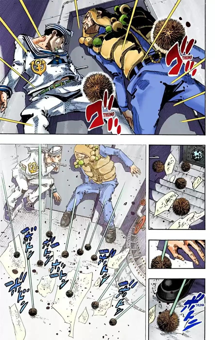 JoJo's Bizarre Adventure Part 8 JoJolion [Official Colored] Vol. 7 Ch. 29 Norisuke Higashikata, Tsurugi Higashikata, and Yotsuyu Yayagiyama Part 3