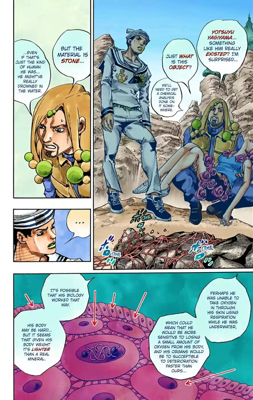 JoJo's Bizarre Adventure Part 8 JoJolion [Official Colored] Vol. 8 Ch. 32 "I am a Rock" Part 2