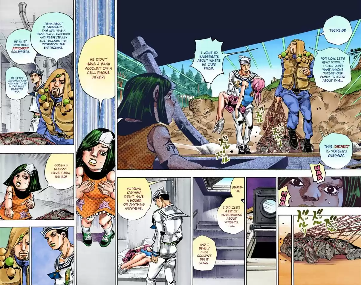 JoJo's Bizarre Adventure Part 8 JoJolion [Official Colored] Vol. 8 Ch. 32 "I am a Rock" Part 2