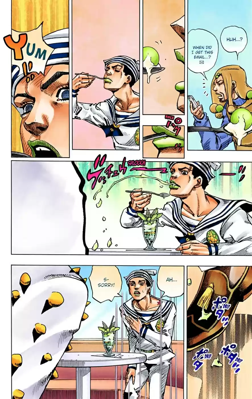 JoJo's Bizarre Adventure Part 8 JoJolion [Official Colored] Vol. 8 Ch. 33 Josuke! Go to the Higashikata Fruit Parlor!