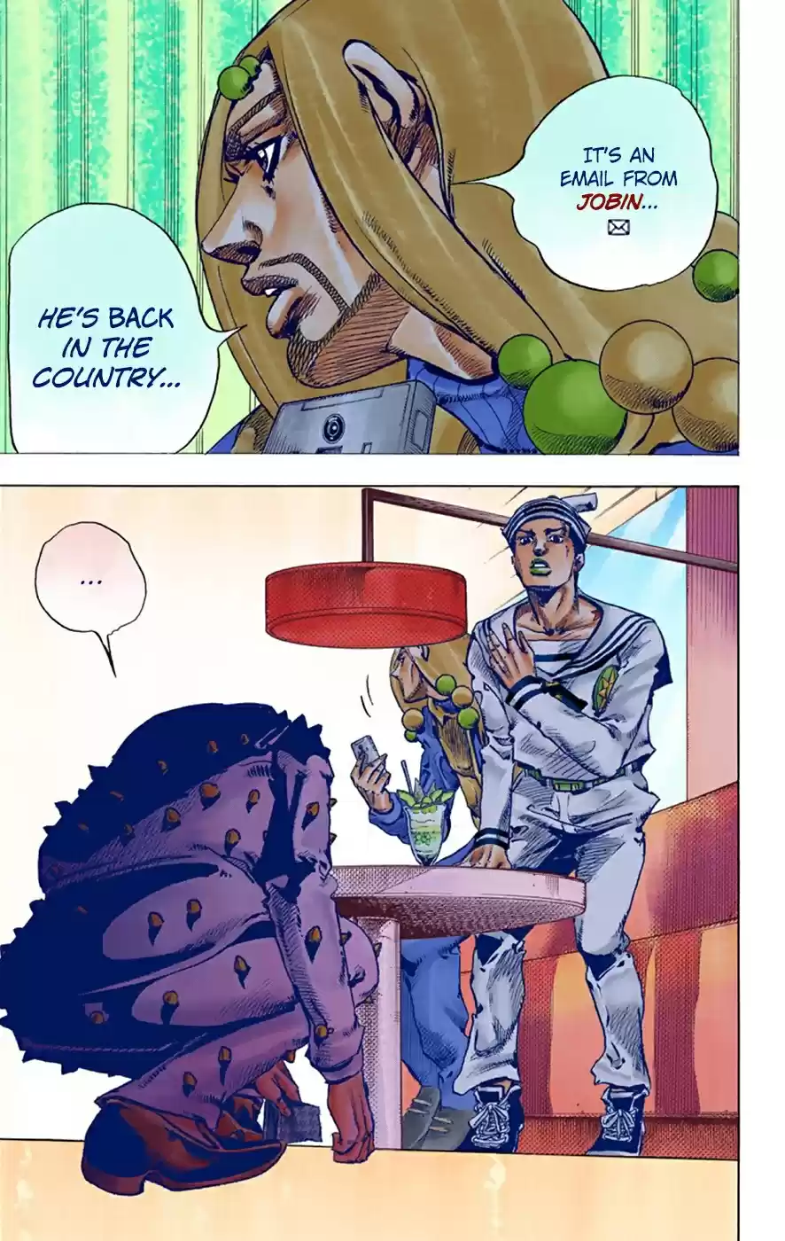 JoJo's Bizarre Adventure Part 8 JoJolion [Official Colored] Vol. 8 Ch. 33 Josuke! Go to the Higashikata Fruit Parlor!