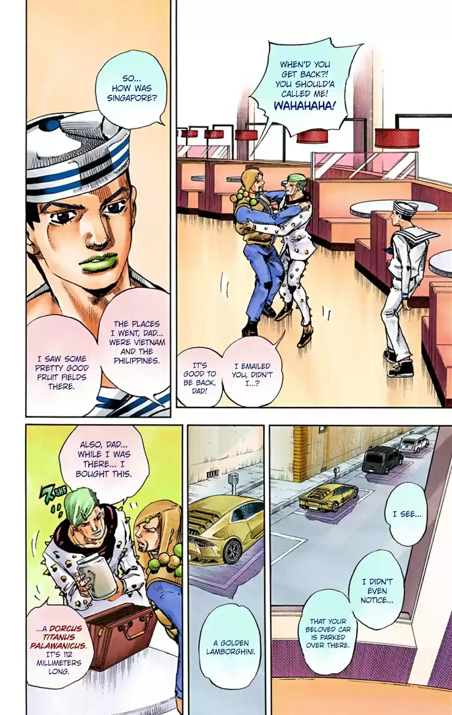 JoJo's Bizarre Adventure Part 8 JoJolion [Official Colored] Vol. 8 Ch. 33 Josuke! Go to the Higashikata Fruit Parlor!