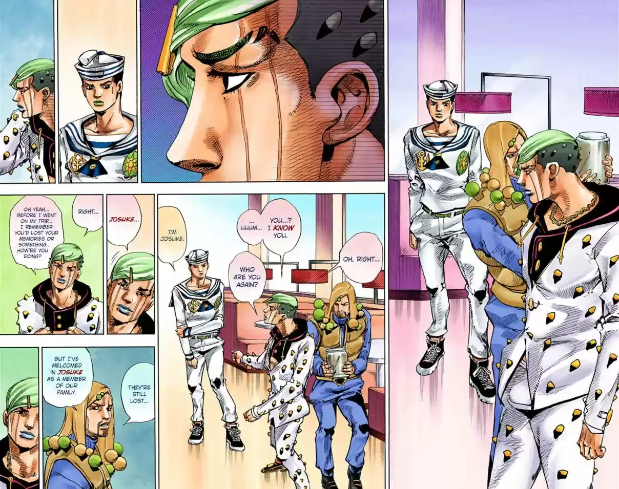 JoJo's Bizarre Adventure Part 8 JoJolion [Official Colored] Vol. 8 Ch. 33 Josuke! Go to the Higashikata Fruit Parlor!