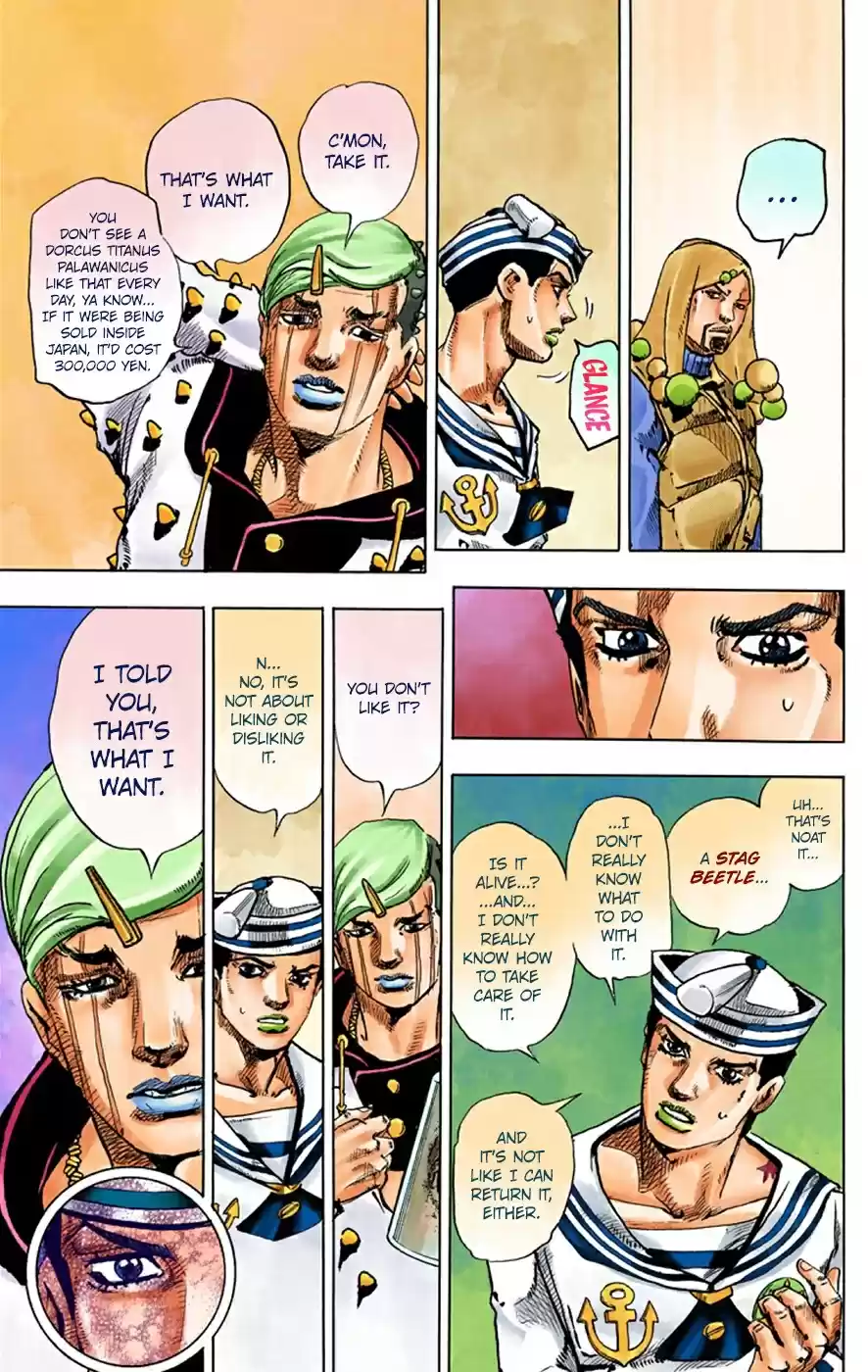 JoJo's Bizarre Adventure Part 8 JoJolion [Official Colored] Vol. 8 Ch. 33 Josuke! Go to the Higashikata Fruit Parlor!