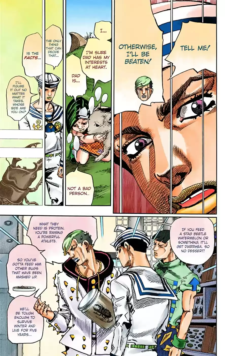 JoJo's Bizarre Adventure Part 8 JoJolion [Official Colored] Vol. 8 Ch. 34 Every Day is a Summer Vacation Part 1