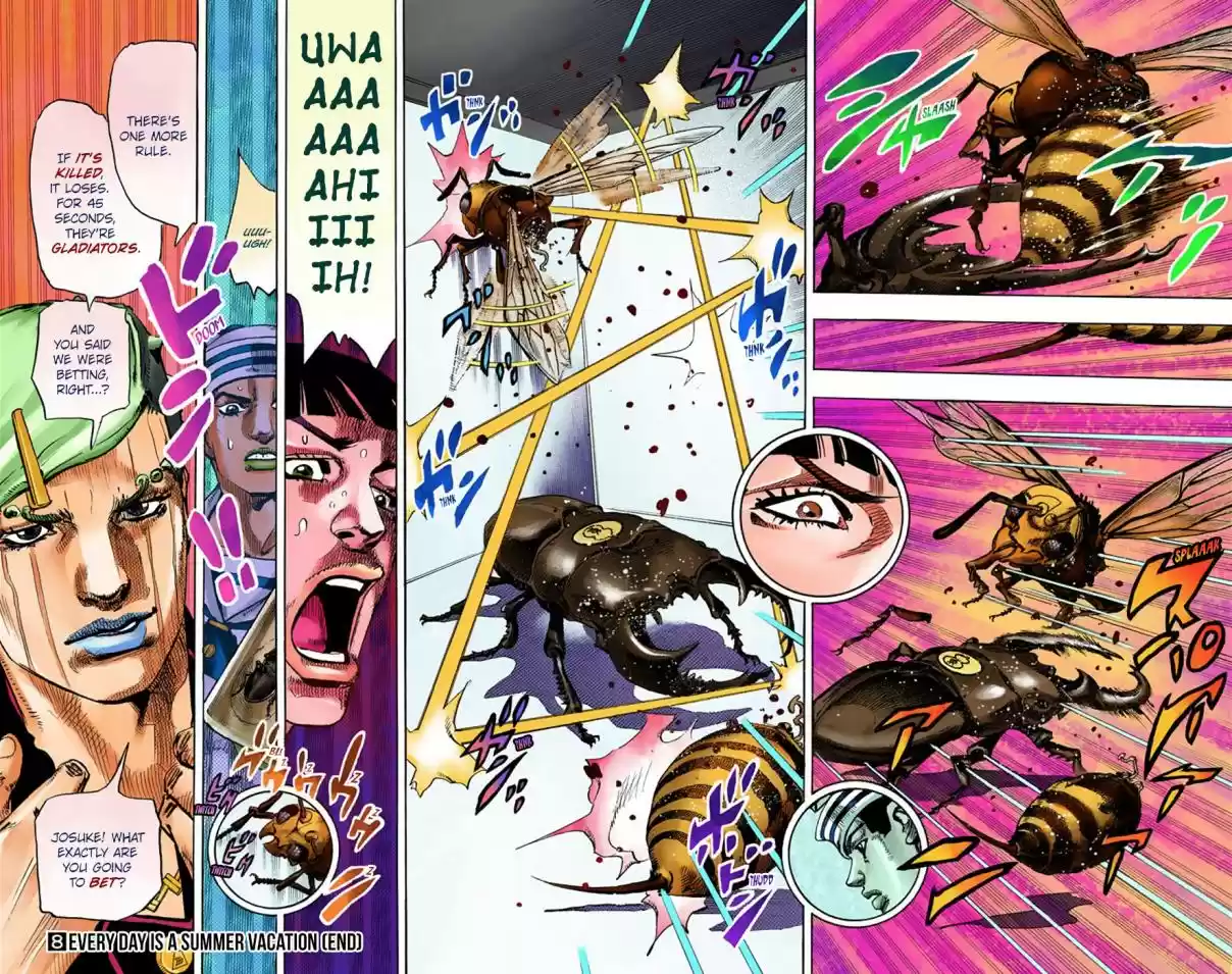 JoJo's Bizarre Adventure Part 8 JoJolion [Official Colored] Vol. 8 Ch. 34 Every Day is a Summer Vacation Part 1