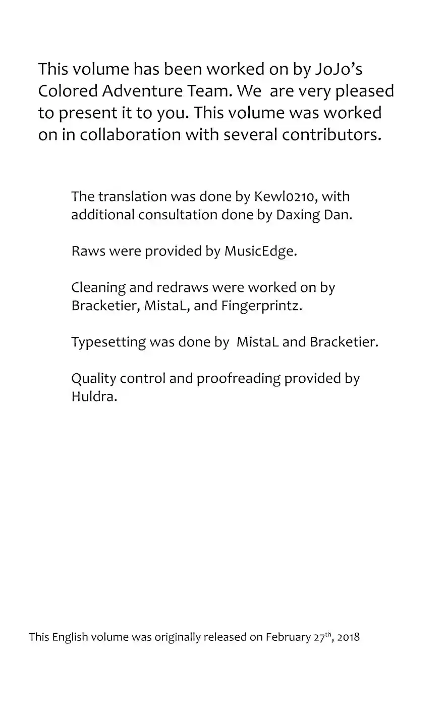 JoJo's Bizarre Adventure Part 8 JoJolion [Official Colored] Vol. 8 Ch. 34 Every Day is a Summer Vacation Part 1